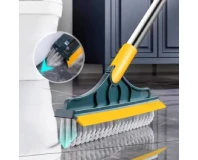 2 in 1 Floor Cleaning Scrub Brush and Wiper