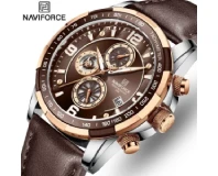 Navi Force NF8020 Brown Genuine Watch