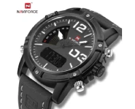 Navi Force NF9095 Black White Genuine Watch