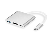 2-In-1 Usb Type C To Hdmi Vga Adapter