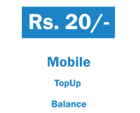 Rs. 20 Mobile TopUp