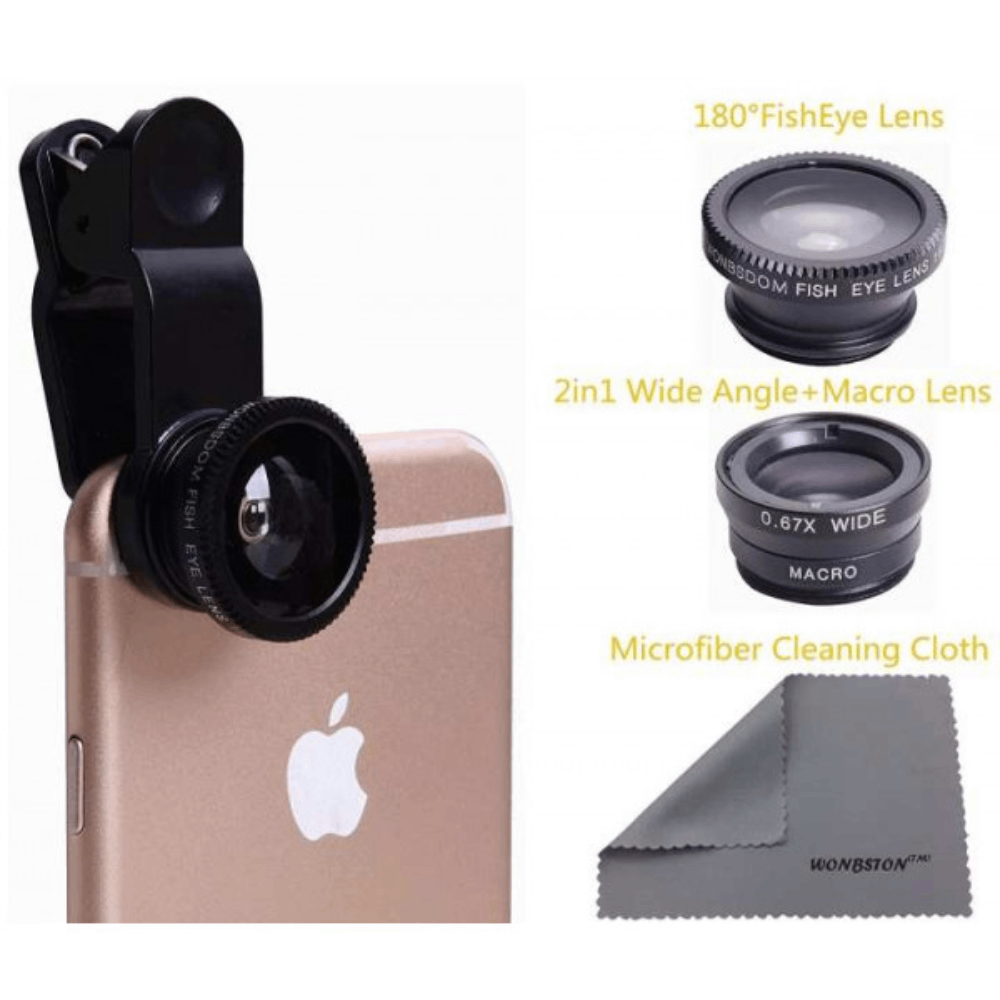3 In 1 Universal Clip-On Lenses Kit