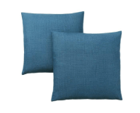 Set Of 2 Pcs Fiber Cushion-Blue