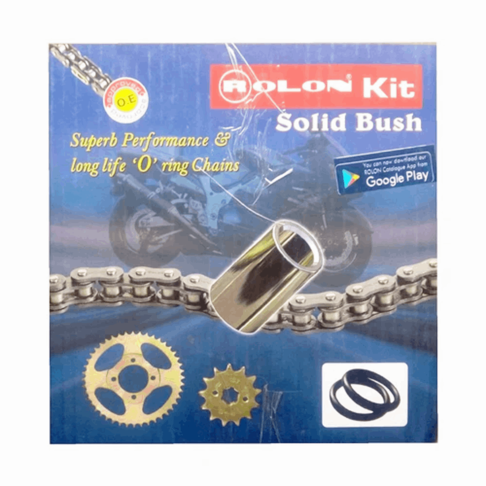 Rolon Solid Blush O Ring Chain For Pulsar 220cc