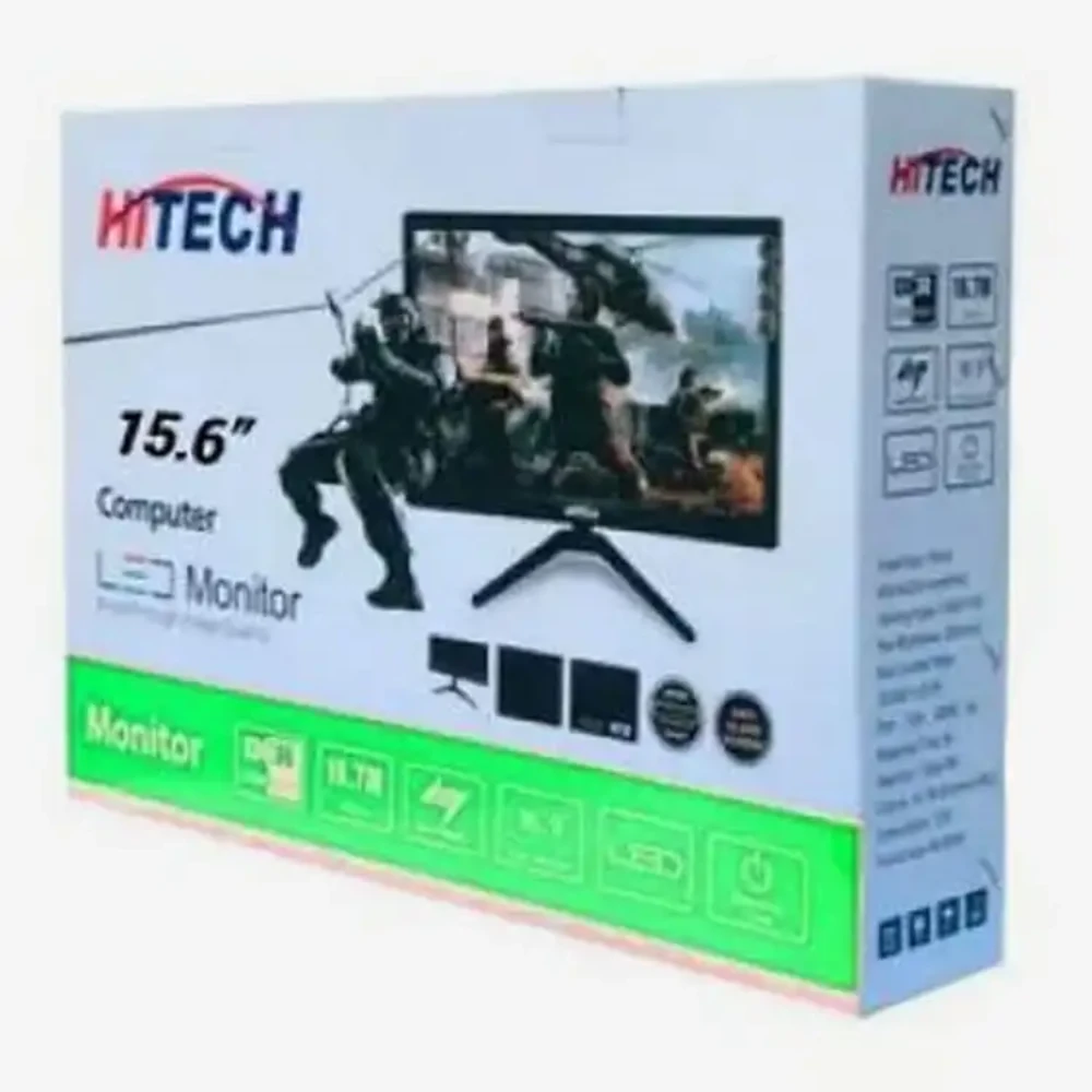 HiTech 15 inch LED Monitor with VGA And HDMI
