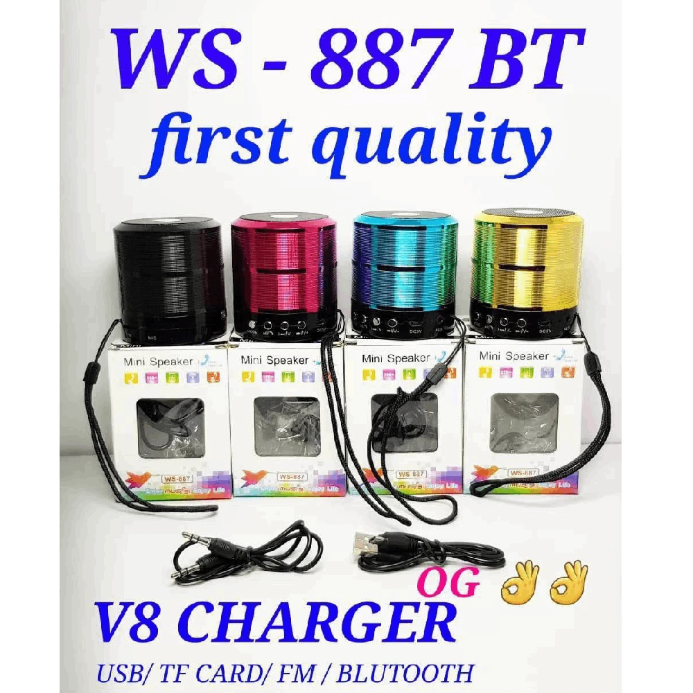 Mini  Bluetooth Wireless Speaker W-887