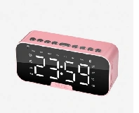 Speaker with Alarm clock LED display Mp3 player FM