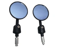 Round Side Handlebar Mirror