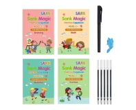 4pcs Sank Magic Practice Copybook English for Kids