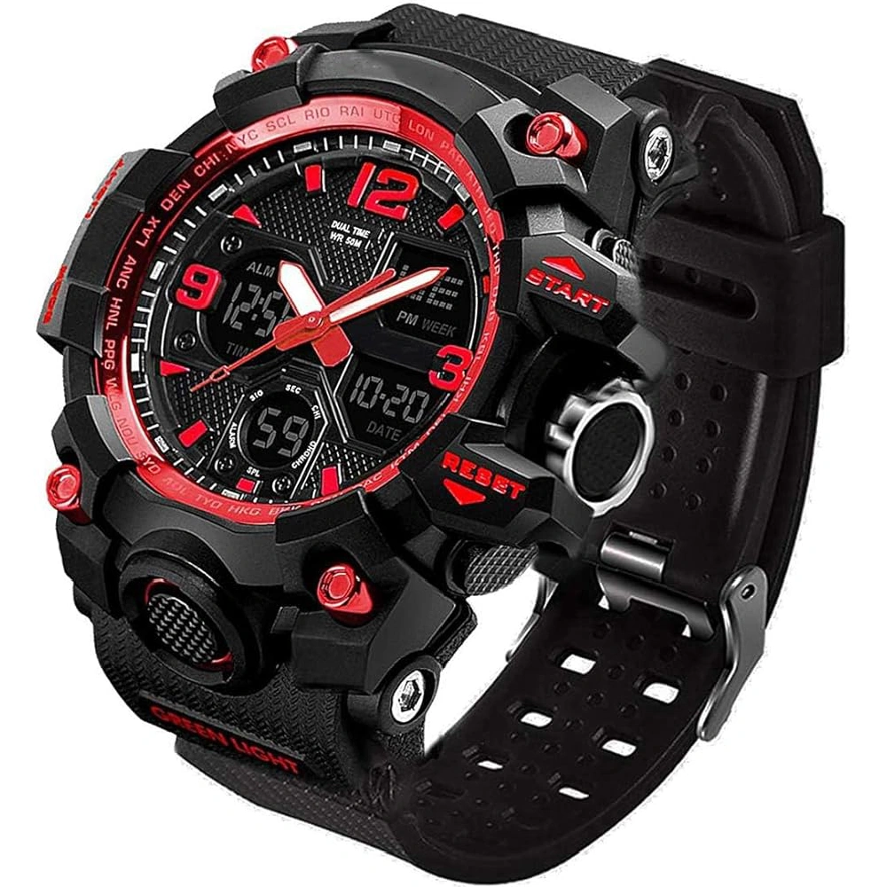 LED Digital Time Military Wristwatch For Men