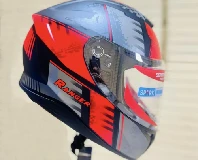 Ranger Spark Minda full helmet for bike Red