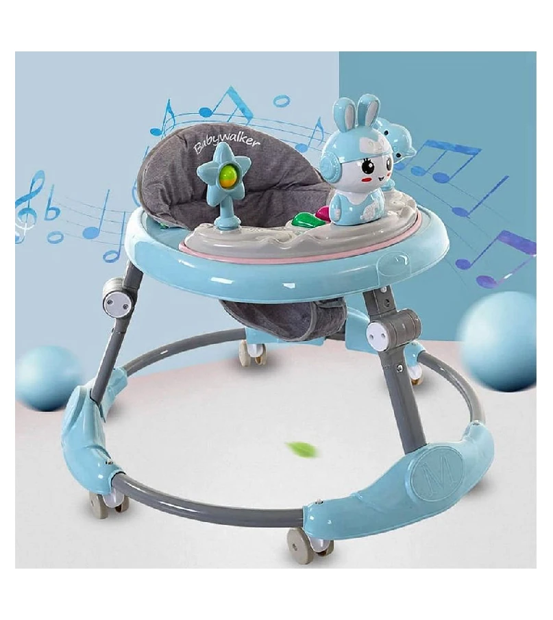 Baby Multifunctional Musical Round Walker
