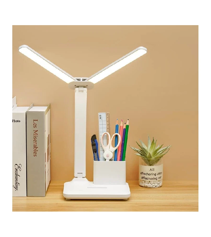 Table Lamp Table Light For Study With Pen Holder