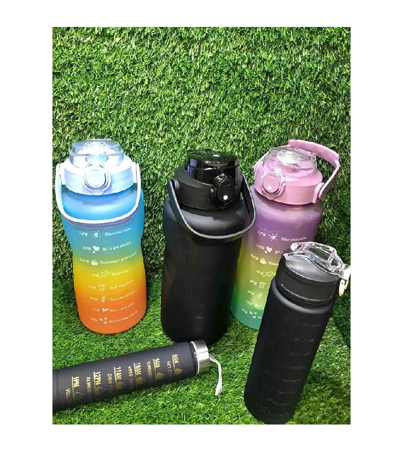Set Sports Large Capacity Water Bottle/ 3pcs