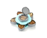 Snack Dry Fruit Box Serving Tray Box Flower Shape