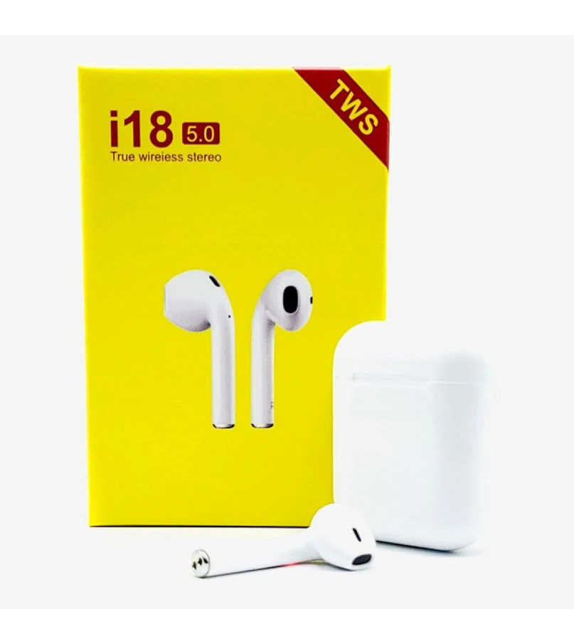 i18 tws Earpods Wireless with charging cable