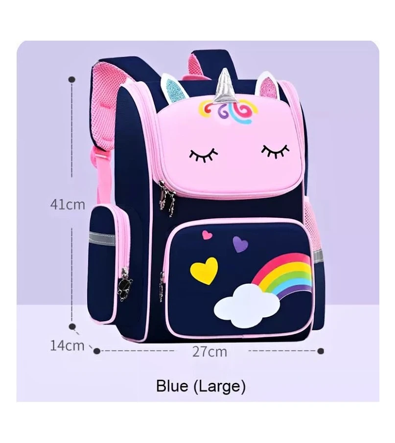 Kids Cute Unicorn Waterproof School Backpack