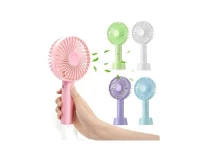 Mini Portable Fan Rechargeable With Stand 3 Speed