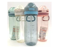 Water Bottle With Straw 650ML