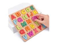 3 in 1 ABC Alphabet Shape Matching Jigsaw Board