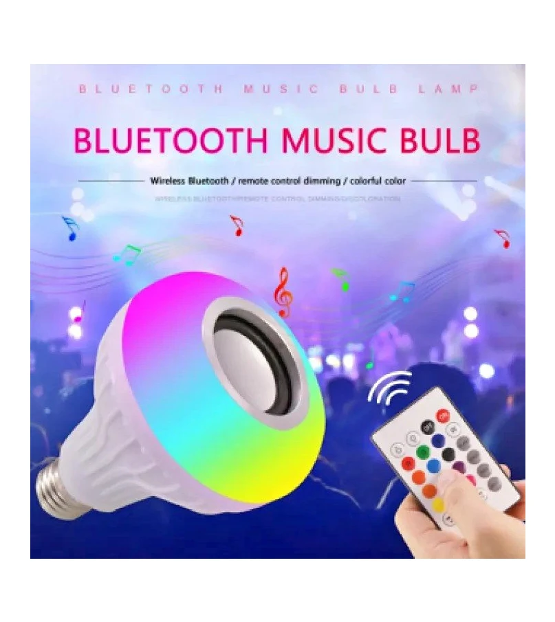 E27 LED RGB bluetooth Speaker Bulb