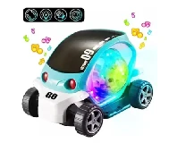 3D Light Toy Car Colorful Music Cartoon