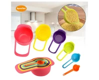 Pack Of 6 Baking Tool Measuring Cup Spoon set