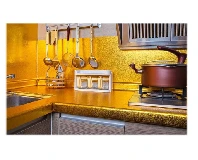 Golden Kitchen Sticker