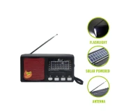 Solar Powered Radio Bluetooth Speaker