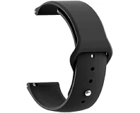 Silicone Wrist Strap 20mm for Galaxy Watch2(Black)
