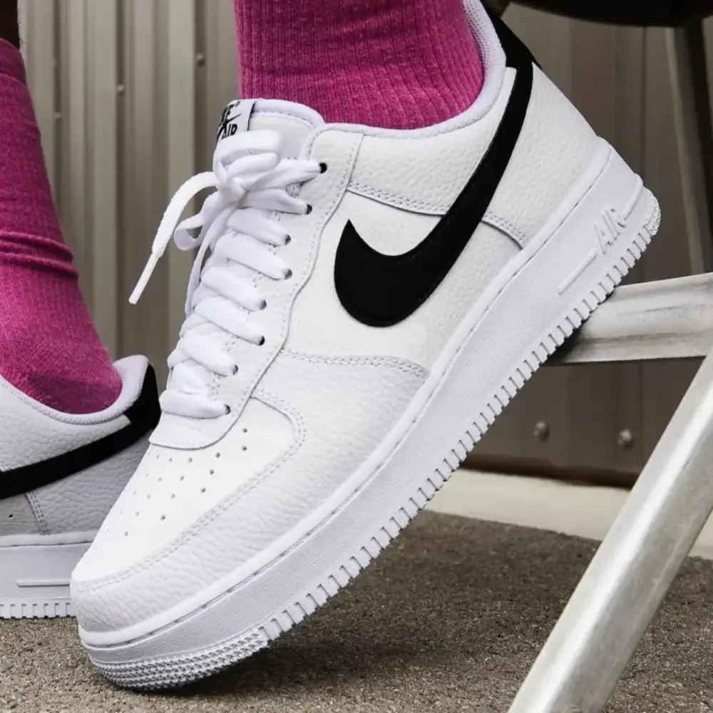 Nike Air Force 1 White Black Sneaker Shoes For Men Price in Nepal