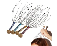 Metal Octopus-Shaped Scalp Head Massager Scratcher