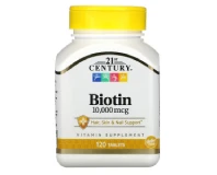 21st Century Biotin 10000 MCG 120 Tablets