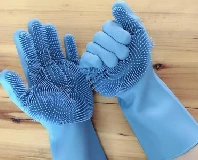 Magic Silicone Dishwashing Gloves Kitchen Tool