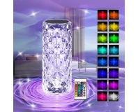 Crystal Rechargeable USB Table Lamp