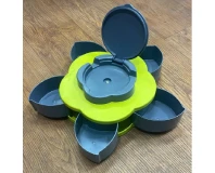 5 Compartments Storage Box Rotating Tray