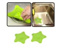 Silicon Star Shaped Basin Sink Drain Strainer