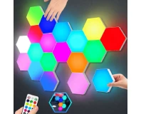 Hexagon Smart LED Wall Lights with Remote Control