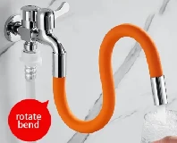 360 Degree Adjustable Faucet Extender 20cm- Orange