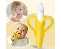 Safe Banana Shape Silicone Baby Teether Toys