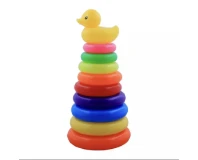 9 Colorful Baby Stacking Rings Tower