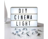 LED Light Up Cinematic Message Board Box