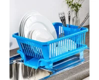 NepLiving 3in1 Sinkset Dish Rack Drainer with Tray