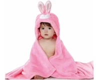 Rabbit Cartoon Newborn Baby Soft Bath Towel