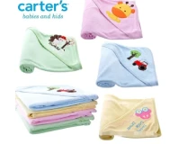 Carters Hooded Soft Bathing Towel for Babies