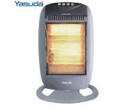 Yasuda YS12CS 1200W Halogen Heater- Grey