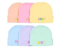 Newborn Baby Cotton Sleep Cap Free Size 3pcs