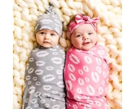 Baby Swaddle Wrapper with Cap