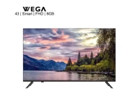 WEGA 43" Smart FHD LED TV With Round Bass Speakers