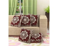 Flower Design Velvet Pillow Covers Pack of 5